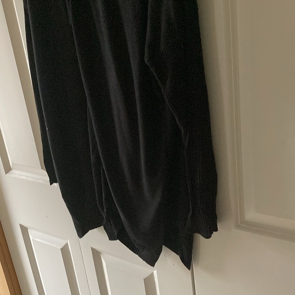 Stitchdrop hooded pullover sweater women’s medium black oversized new - Picture 2 of 15